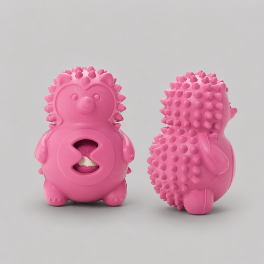 Dog Chew Toys | Squeaky Dog Toys - Rose Red Hedgehog