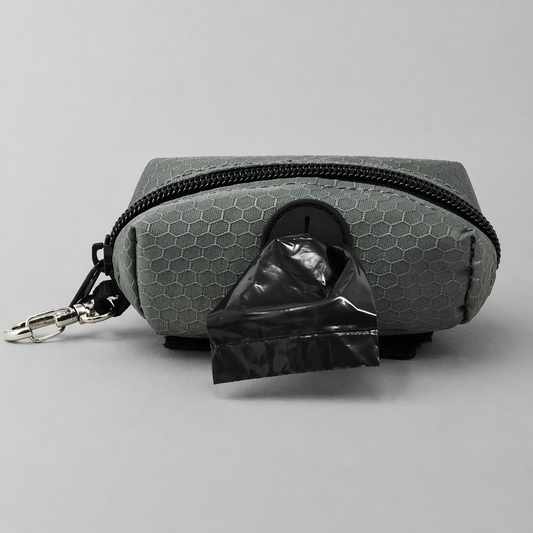 Dog Poop Bag Holder | Pet Waste Bag Dispenser with Leash Attachment