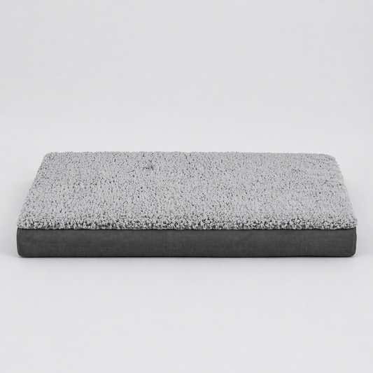 Orthopedic Dog Bed & Cat Bed | Cooling Dog Beds with 2 Layer Foam - Kato/Grey
