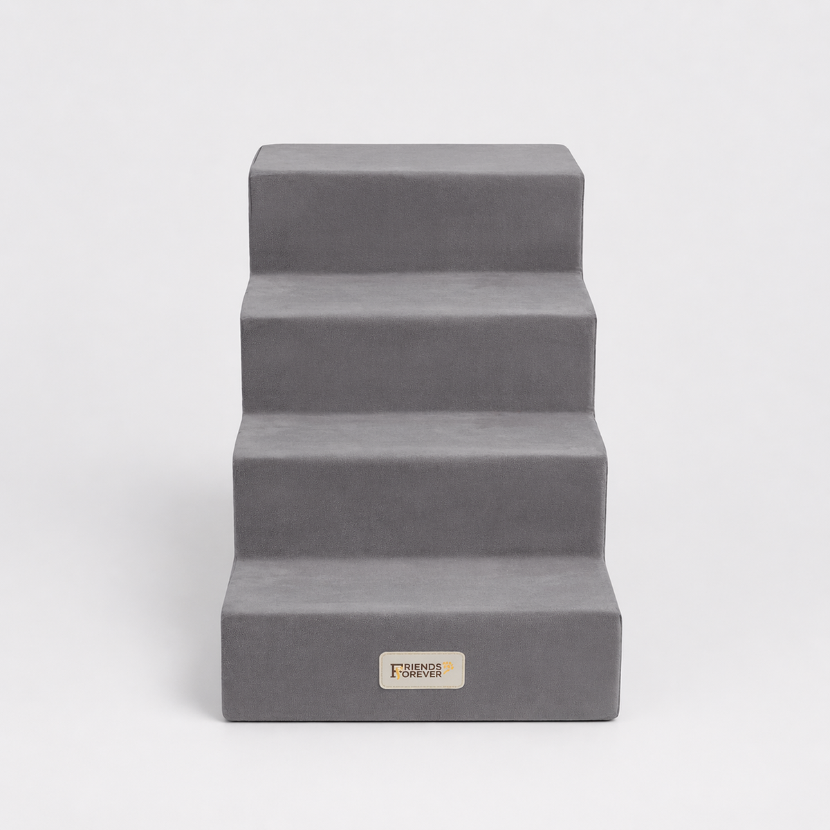 4-Step Pet Stairs | Dog Stairs - Milo/Grey