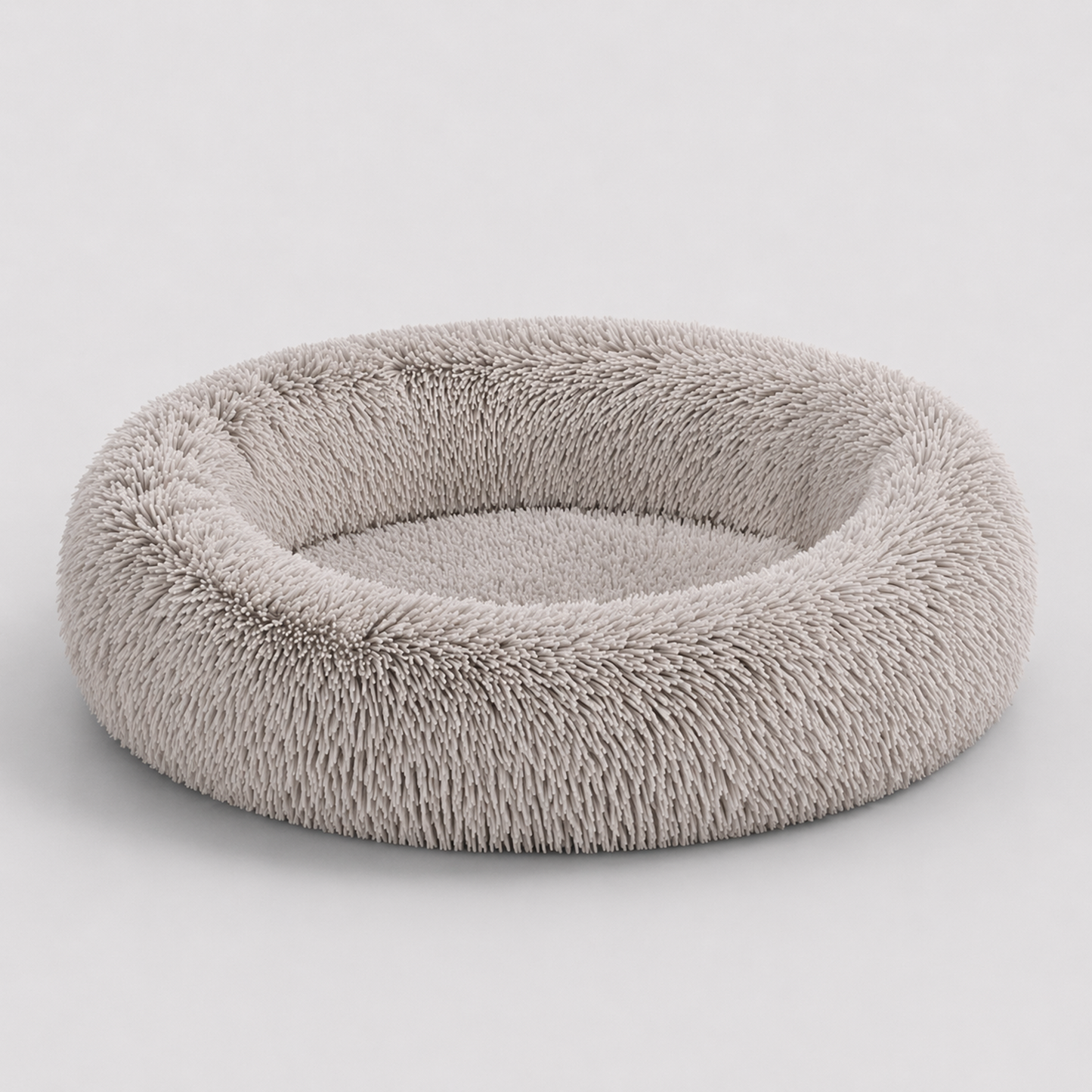 Calming Dog Bed & Cat Bed | Oval Pet Bed with Memory Foam - Serena/Tan