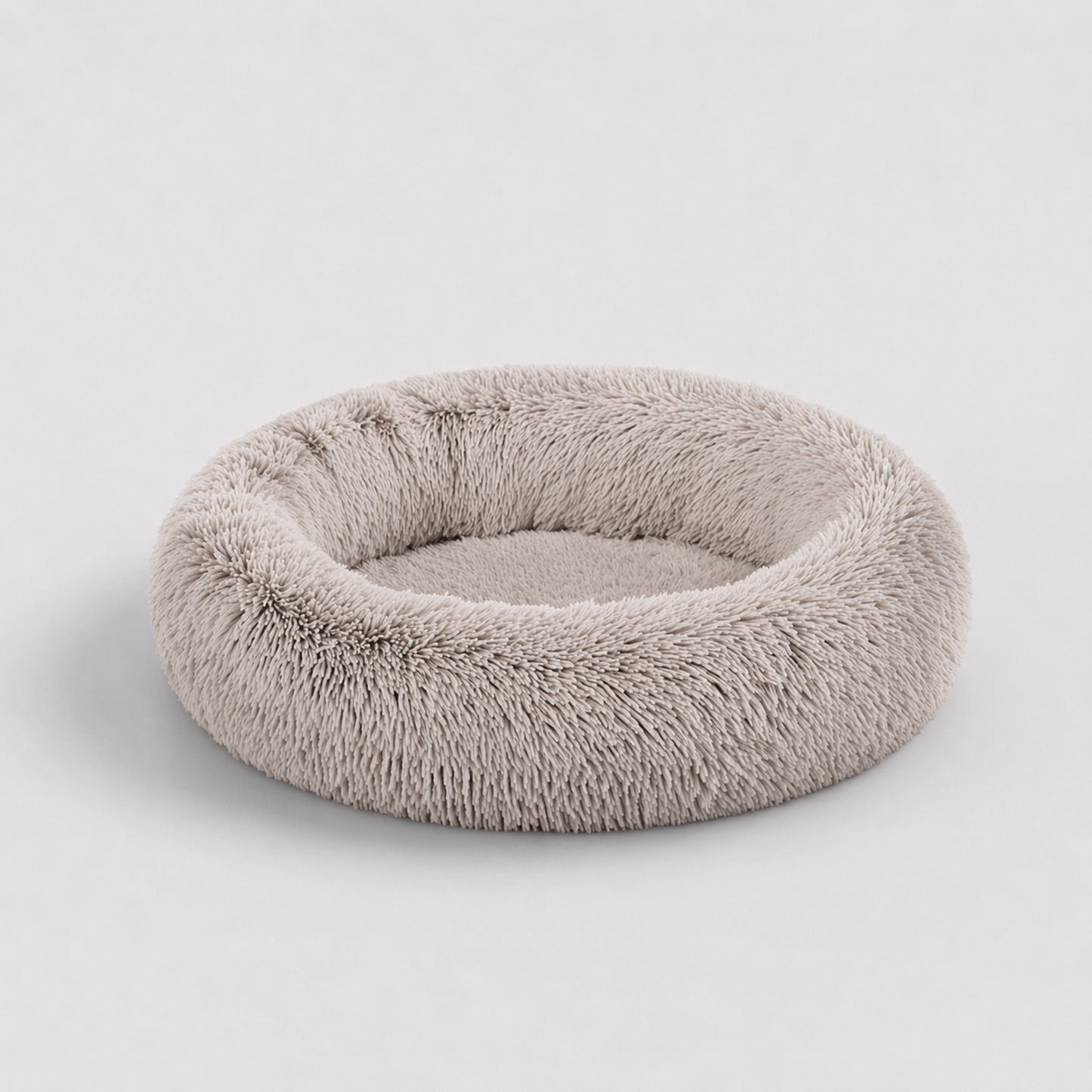 Calming Dog Bed & Cat Bed | Oval Pet Bed with Memory Foam - Serena/Tan