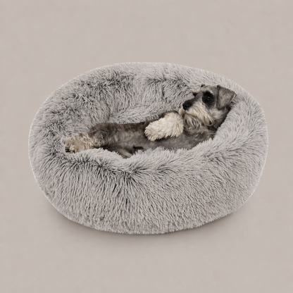 Coco Faux Fur Self Warming Indoor Round Donut Cuddler