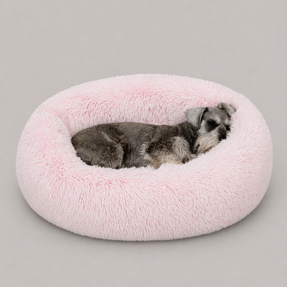 Coco Faux Fur Self Warming Indoor Round Donut Cuddler