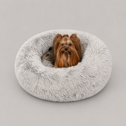 Coco Faux Fur Self Warming Indoor Round Donut Cuddler