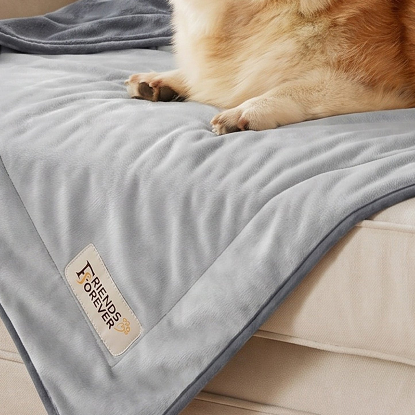 Bailey Crystal Velvet Pet Throw