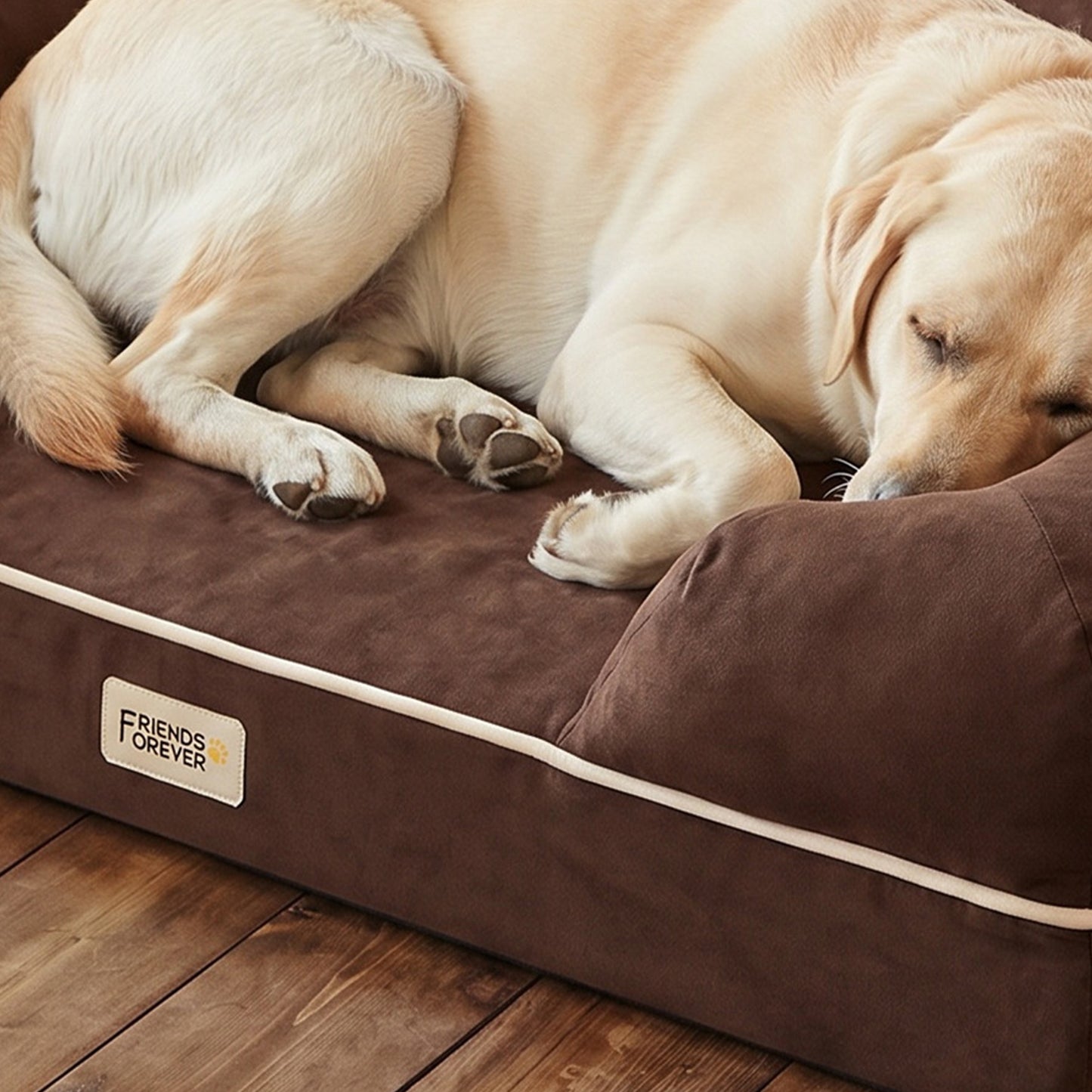 Orthopedic Dog Bed & Cat Bed | Memory Foam Dog Couch Sofa - Platinum