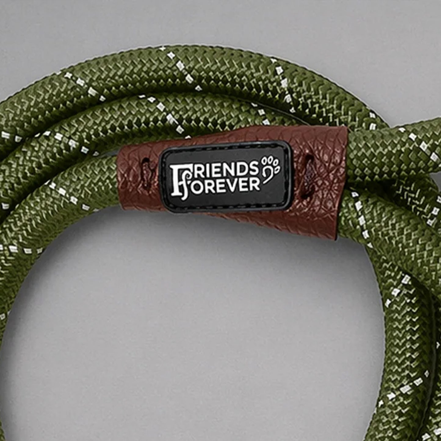 Slip Lead Dog Leash | 6 Feet Dog Rope Leash - Durable/Olive