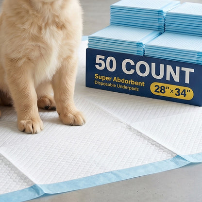 Pureline Disposable Absorbent Pads 28"x34" 50 ct/pk, 1pk