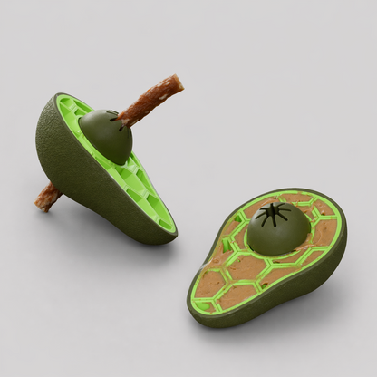 Dog Chew Toys | Bully Stick Holder Dog Toys  - Avocado