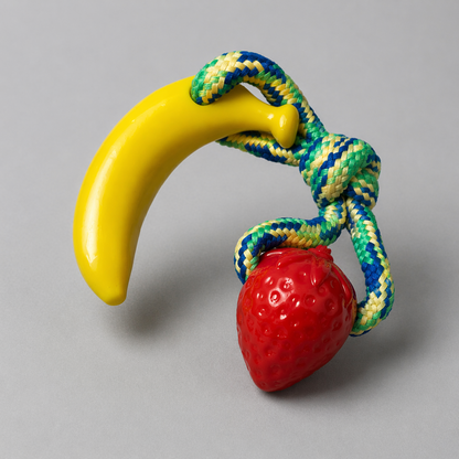 Dog Chew Toys | Dog Rope Toys - Orange and Banana