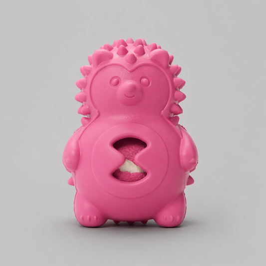 Dog Chew Toys | Squeaky Dog Toys  - Rose Red Hedgehog