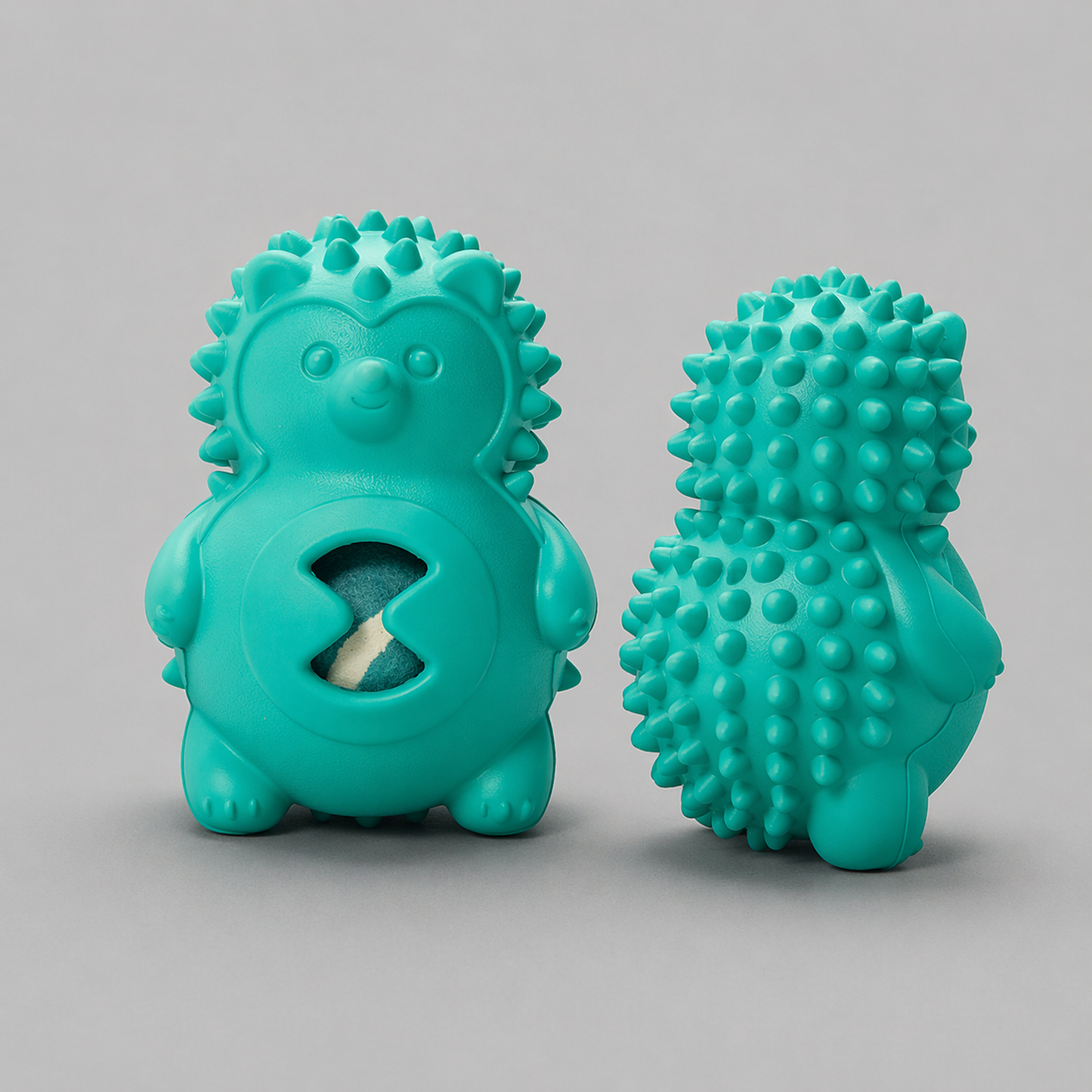 Dog Chew Toys | Squeaky Dog Toys  - Teal Hedgehog
