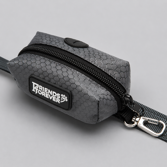 Dog Poop Bag Holder | Pet Waste Bag Dispenser with Leash Attachment