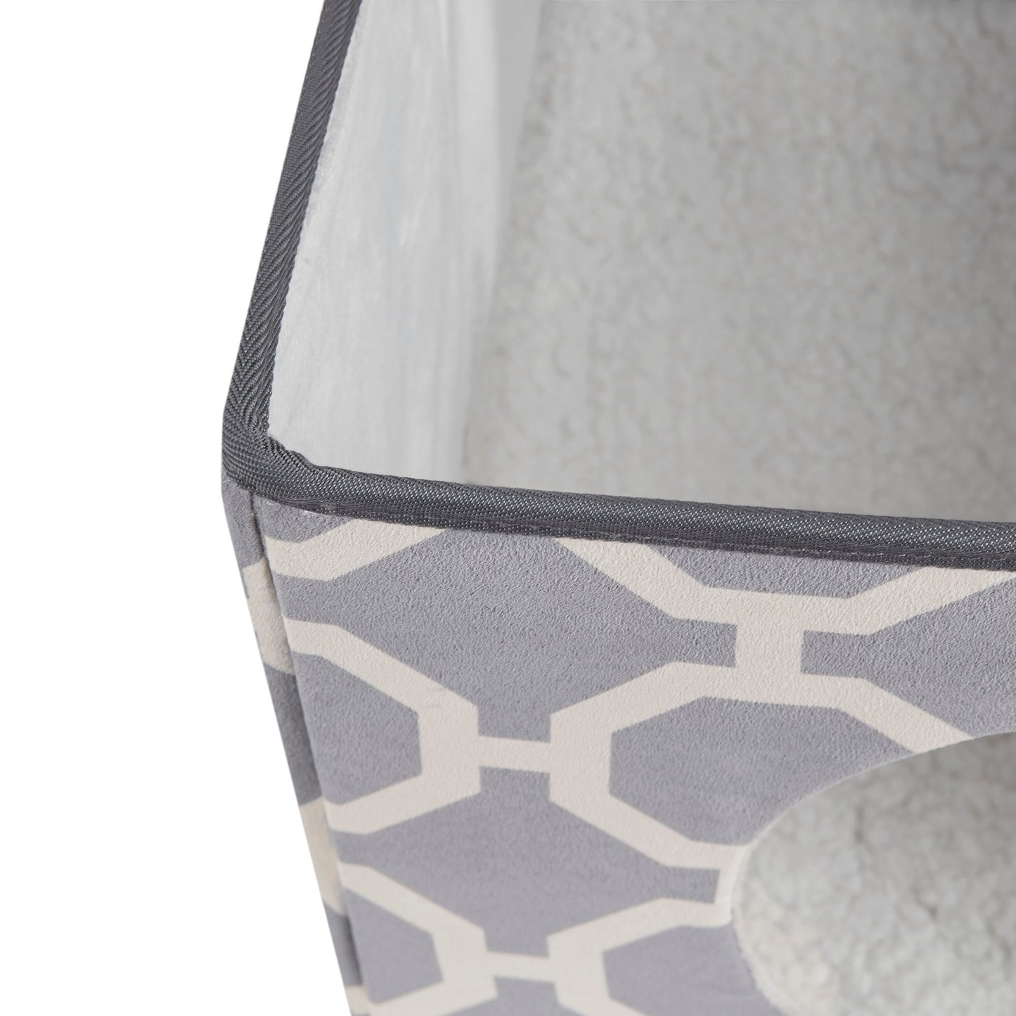 Cat House with Cat Bed | Collapsible Cat Cube Ottoman - Taylor