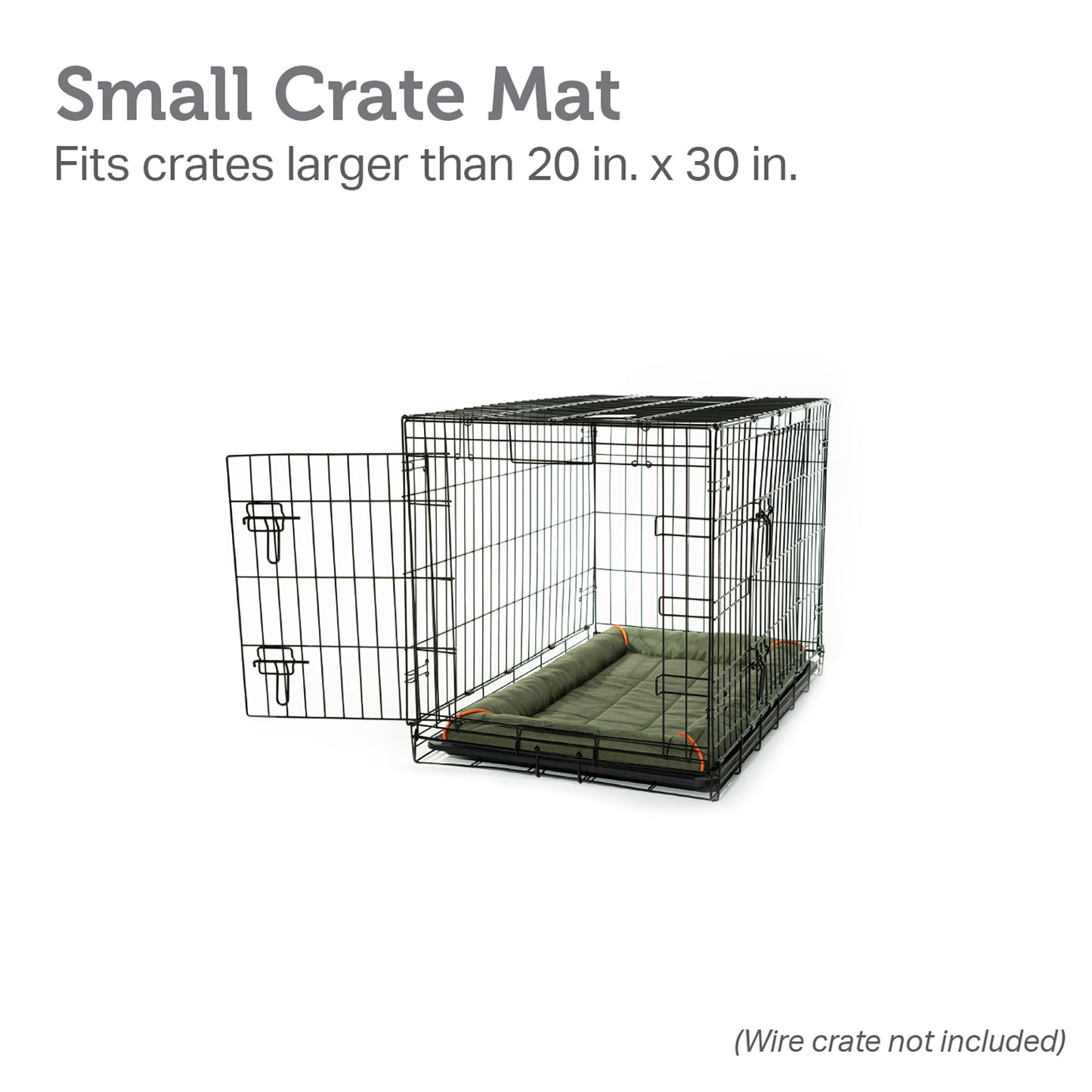 Bolster Dog Bed Crate Pad | Dog Crate Bed - Nova