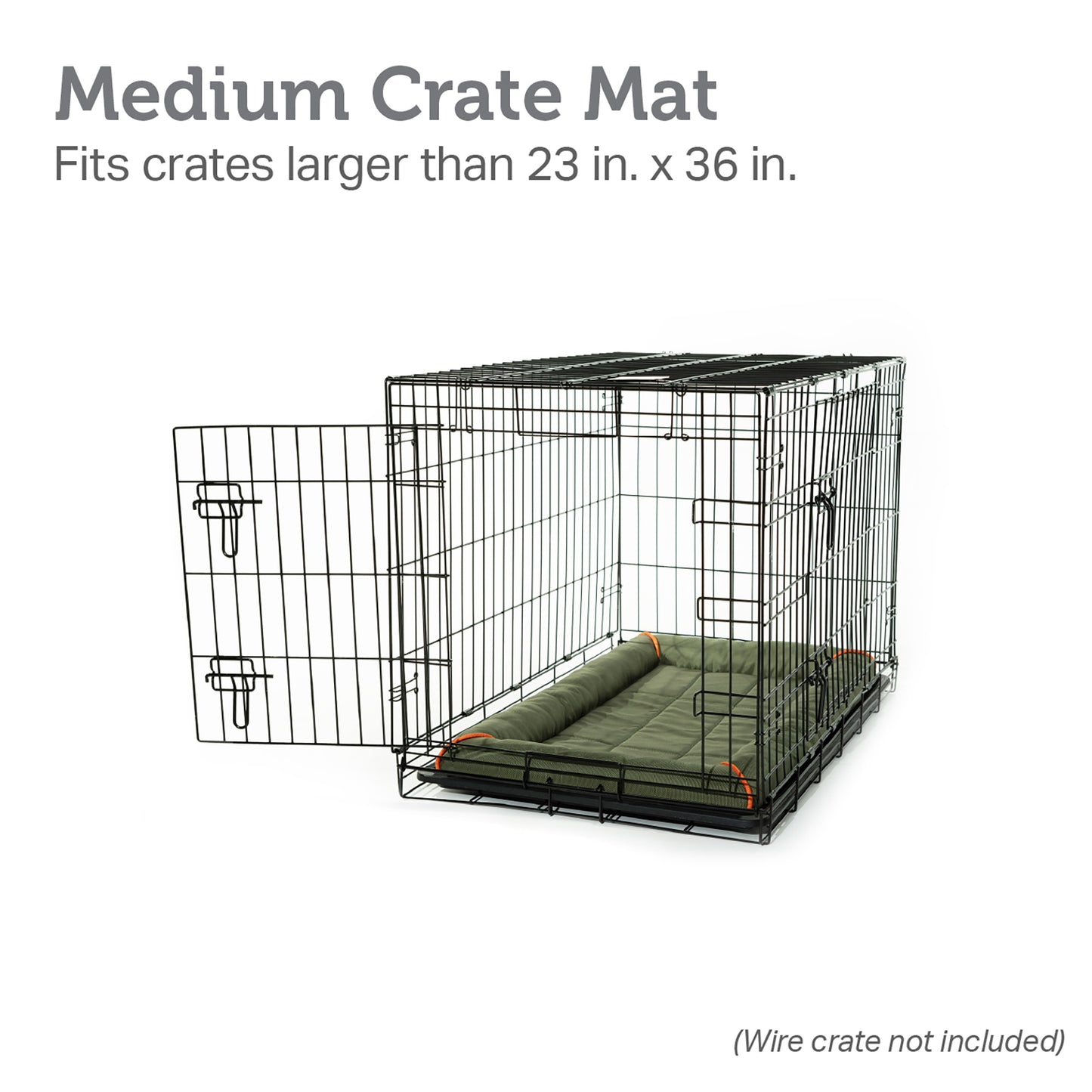Bolster Dog Bed Crate Pad | Dog Crate Bed - Nova