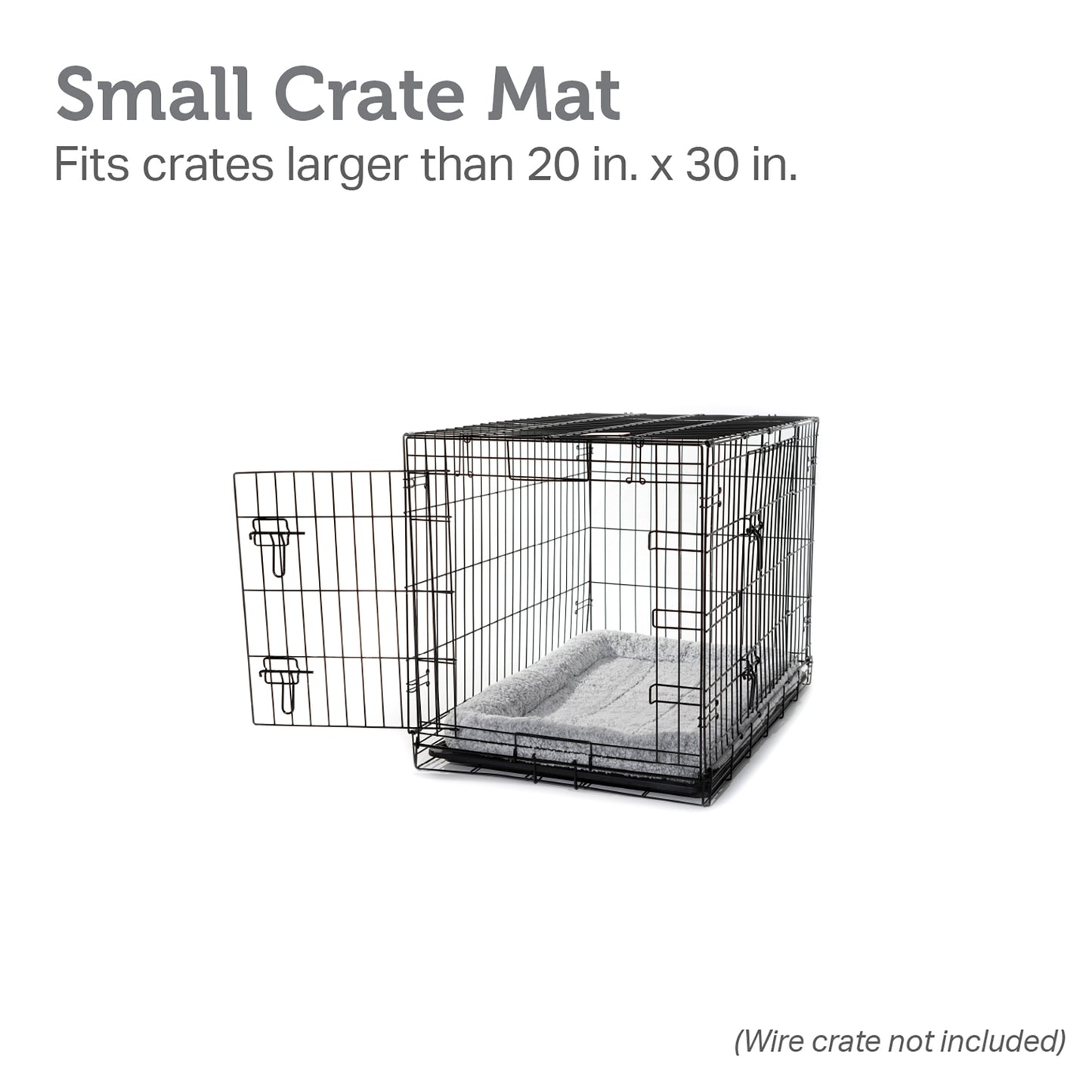 Bolster Dog Bed Crate Mat | Dog Crate Bed - Nova