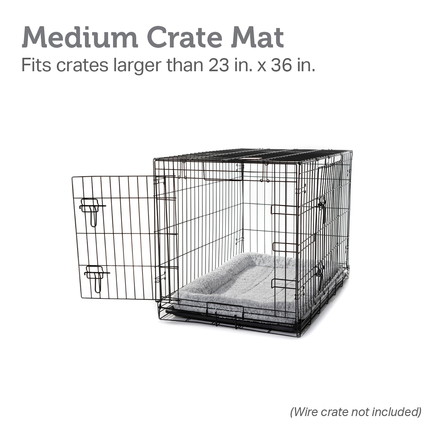 Bolster Dog Bed Crate Mat | Dog Crate Bed - Nova