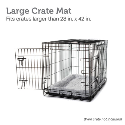 Bolster Dog Bed Crate Mat | Dog Crate Bed - Nova