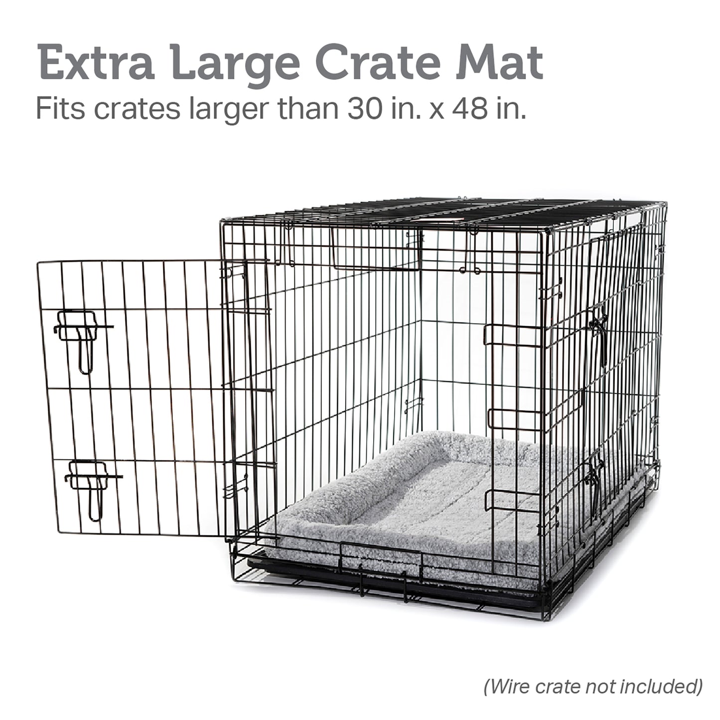 Bolster Dog Bed Crate Mat | Dog Crate Bed - Nova