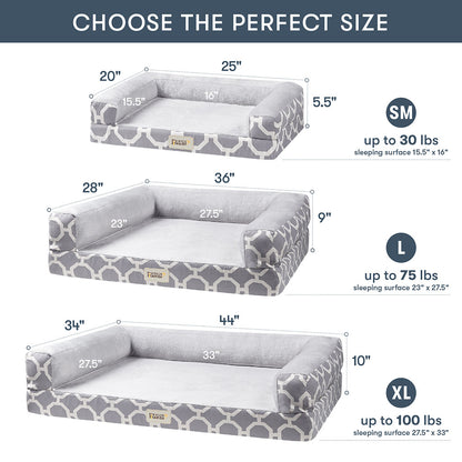 Orthopedic Dog Bed & Cat Bed | Dog Couch - Harper