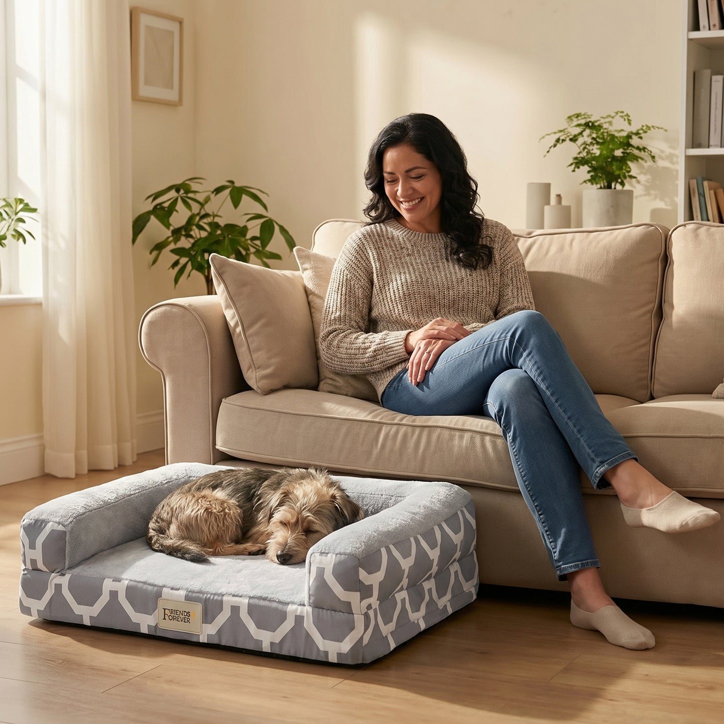 Orthopedic Dog Bed & Cat Bed | Dog Couch - Harper