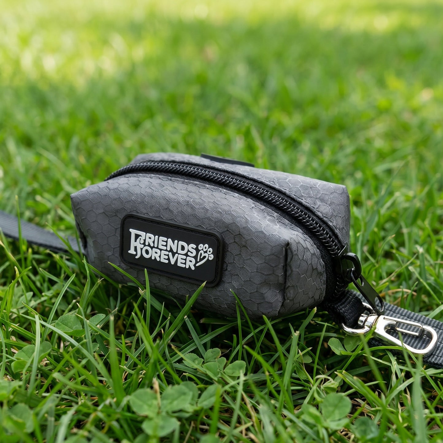 Dog Poop Bag Holder | Pet Waste Bag Dispenser with Leash Attachment