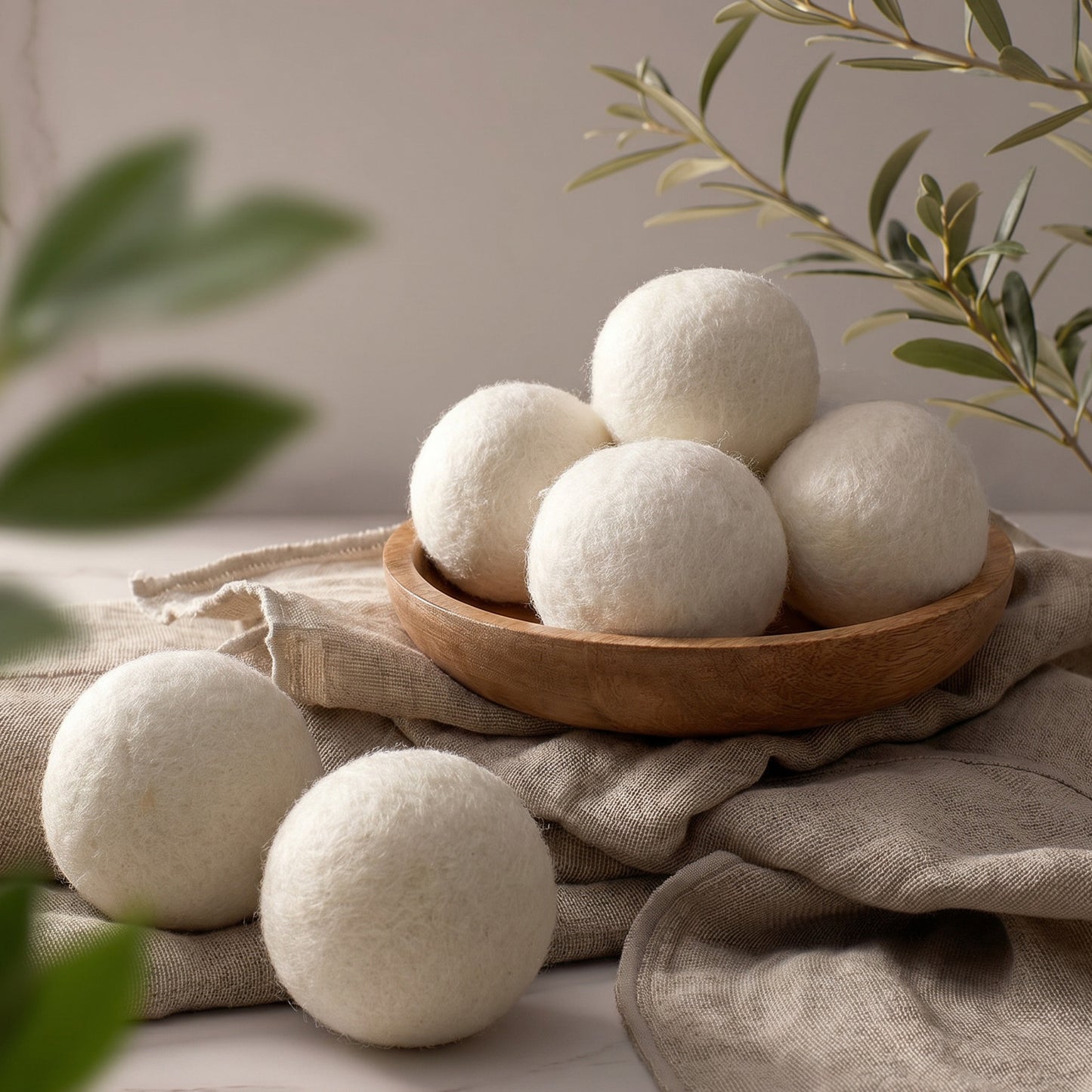 Wool Dryer Balls 6 Pack XL - Reusable