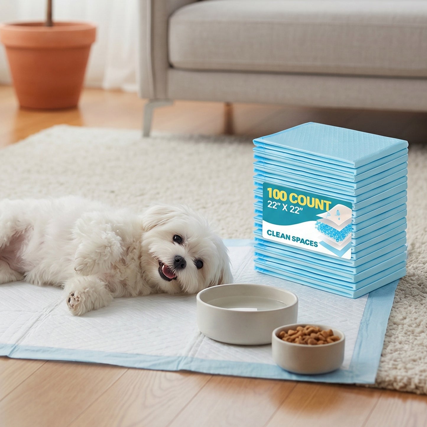 Pureline Disposable Absorbent Pads 28"x34" 50 ct/pk, 1pk