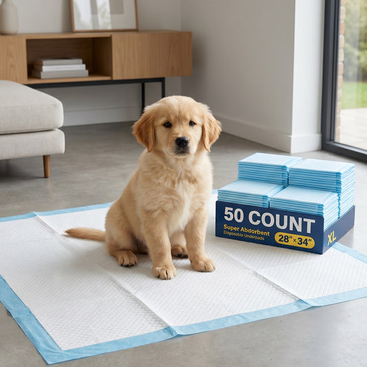 Pureline Disposable Absorbent Pads 28"x34" 50 ct/pk, 1pk