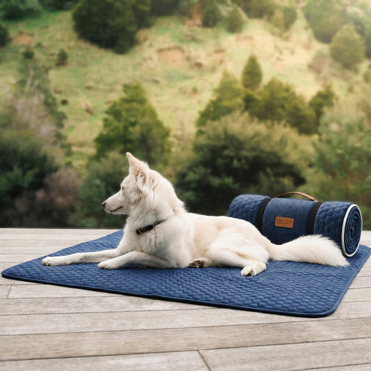 Outdoor Dog Bed Mat | Dog Blanket for Travel - Geo